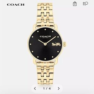 Coach Gold Classic Analog Watch